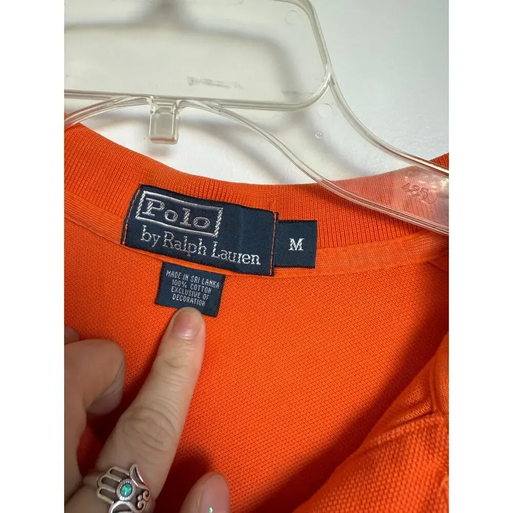 Orange Ralph Lauren Polo Md